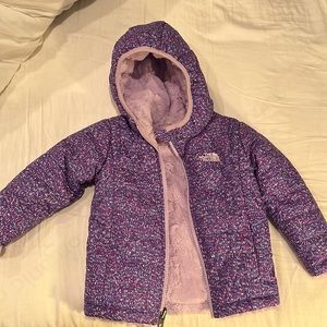 North Face reversible infant coat